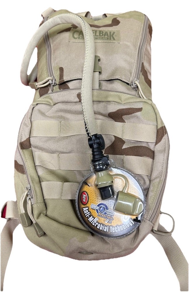 Hydrastorm Black Tactical Carrier Backpack With Camelbak Maximum Hydration Pack