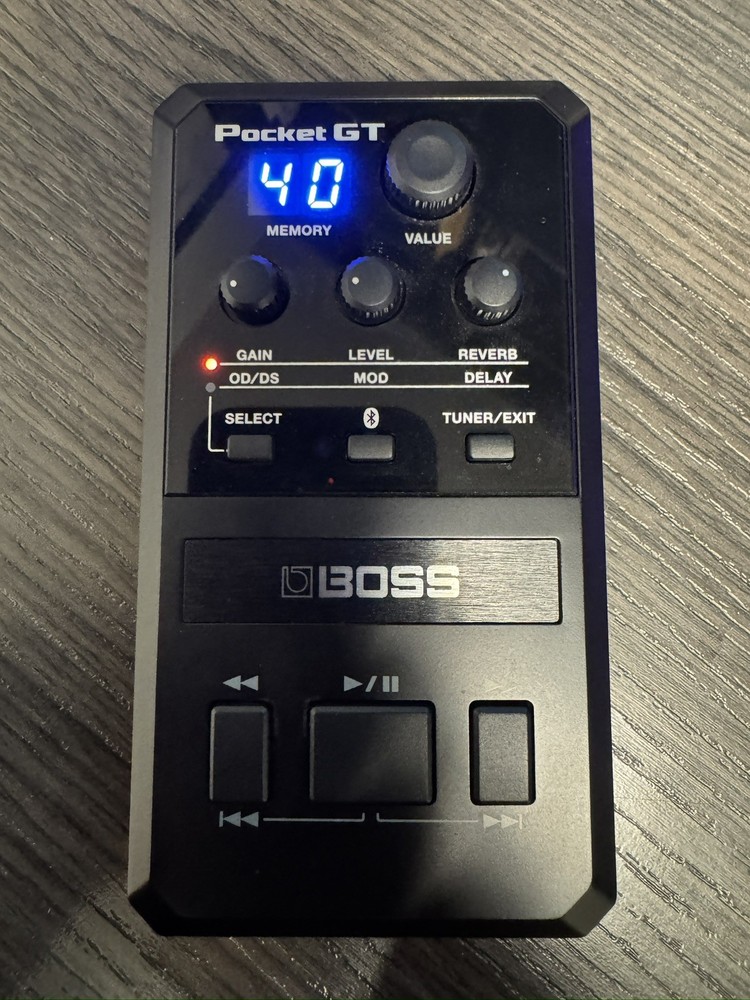 Boss Pocket GT Effects Processor open box tested and works