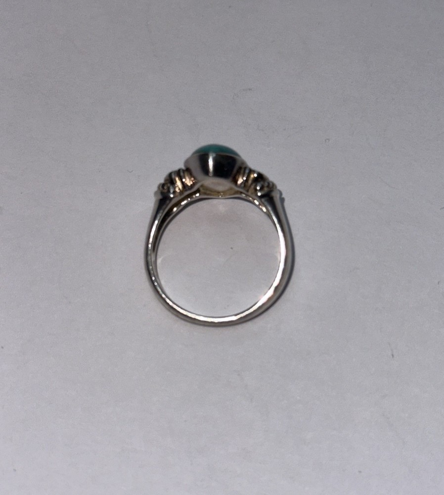 Elegant 925 Sterling Silver Turquoise Ring