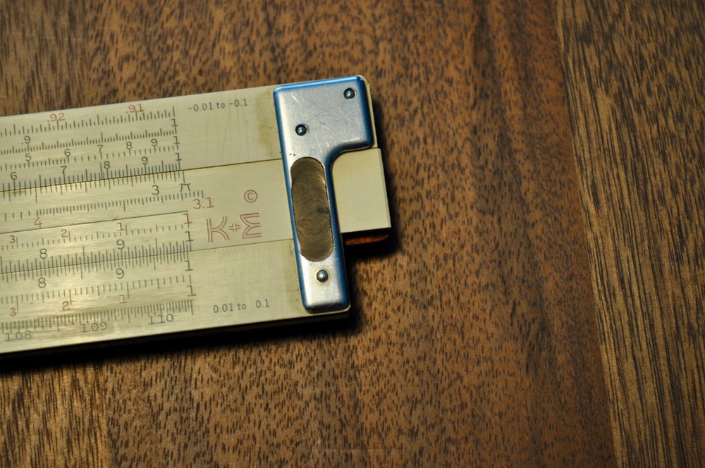 K&E 4080-3 LogLog Duplex Trig Slide Rule + Case