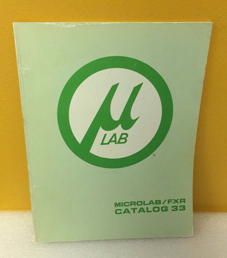 Microlab / FXR Product Catalog 33