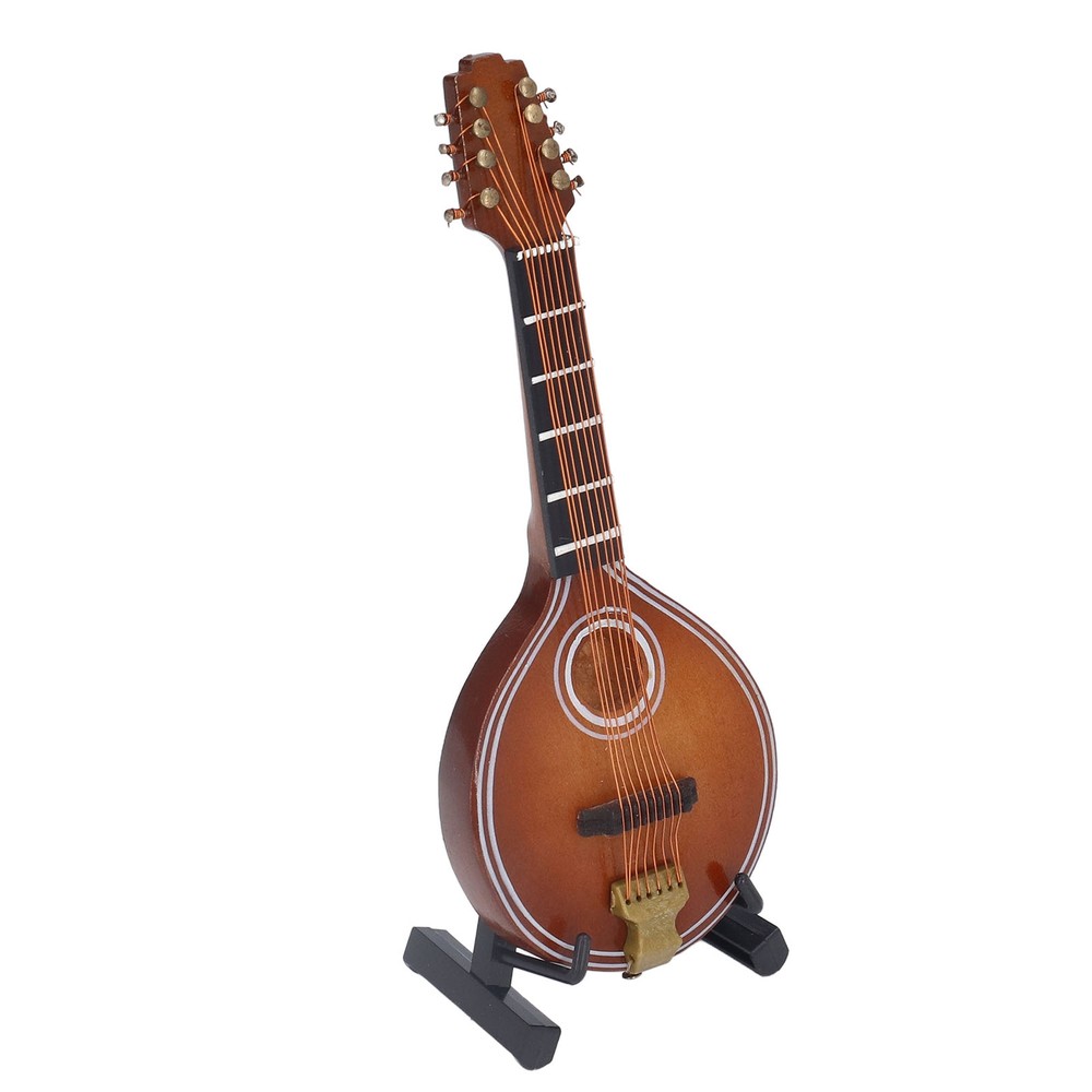 Mini Mandolin Instrument Space Saving Elegant Handmade 8 Strings Mandolin Mo NY9