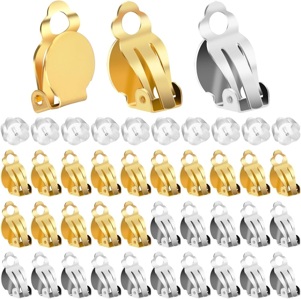 Clip-On Earring Backs for Jewelry Making