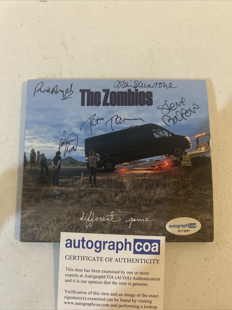 THE ZOMBIES SIGNED AUTOGRAPH CD ACOA DIFFERENT GAME