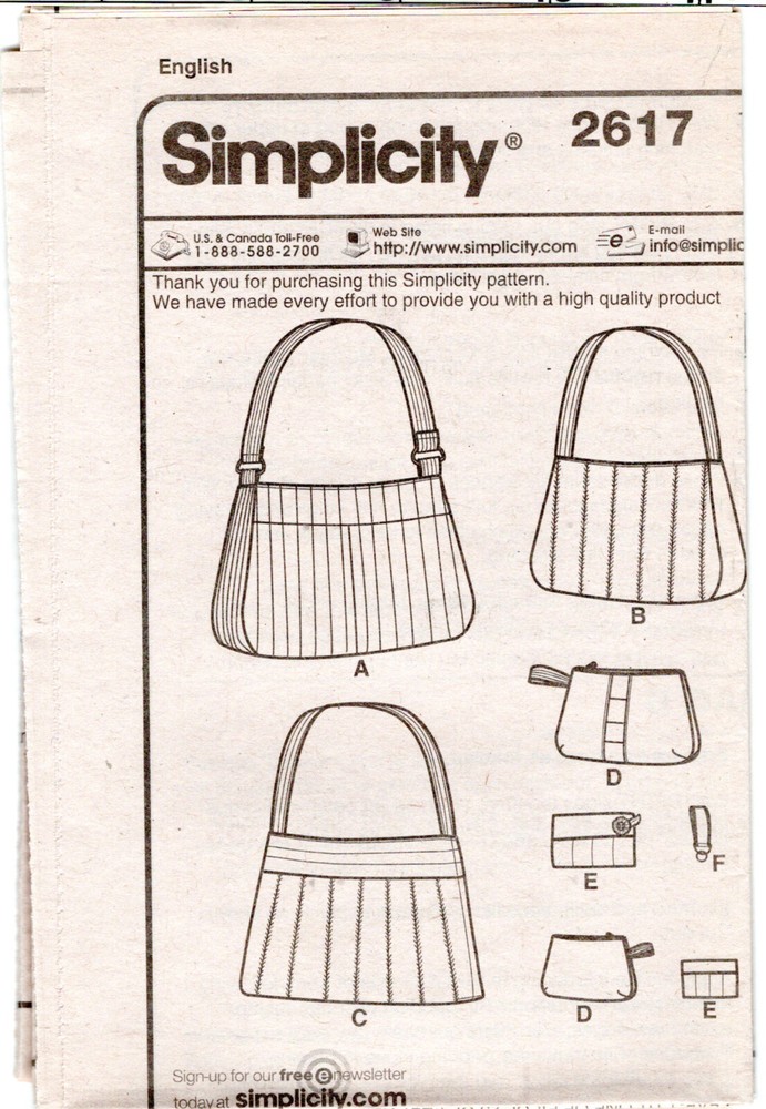 "Totes & Organizers" ©2005 Simplicity Home Decorating Sewing Pattern #4535 UNCUT