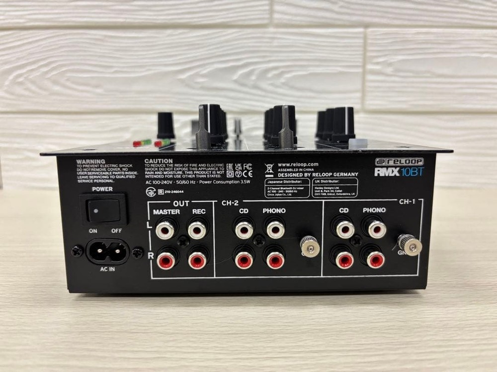 Reloop RMX-10BT Bluetooth Input DJ Mixer 40