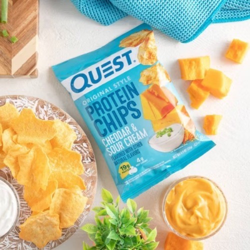 Quest Nutrition Protein Chips - Cheddar & Sour Cream