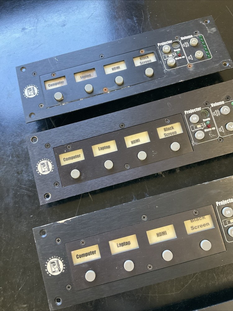 Lot of 4 SP Controls Projector Input Control Panel 501-001SPC SP2 Chassis PCB