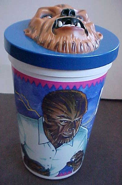 Universal Monsters Wolfman Cup Pizza Hut 1992