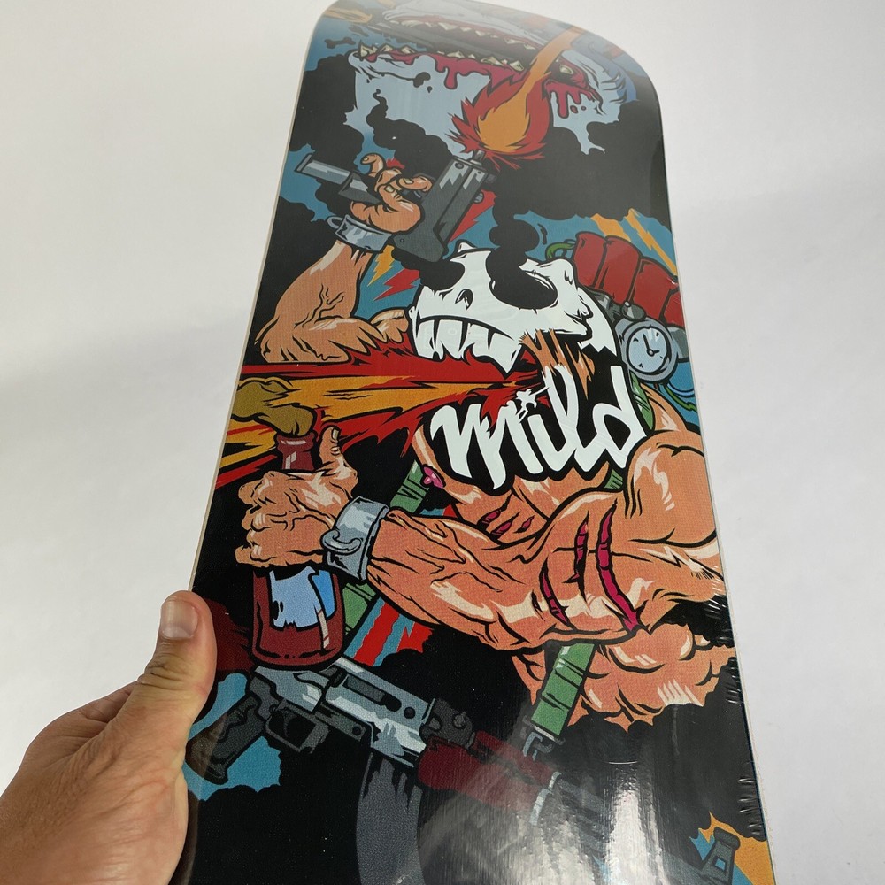 Mild War Warrior skateboards deck 7.75” RARE quality