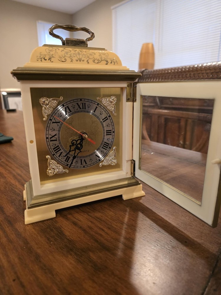 Vintage style mantel clock.