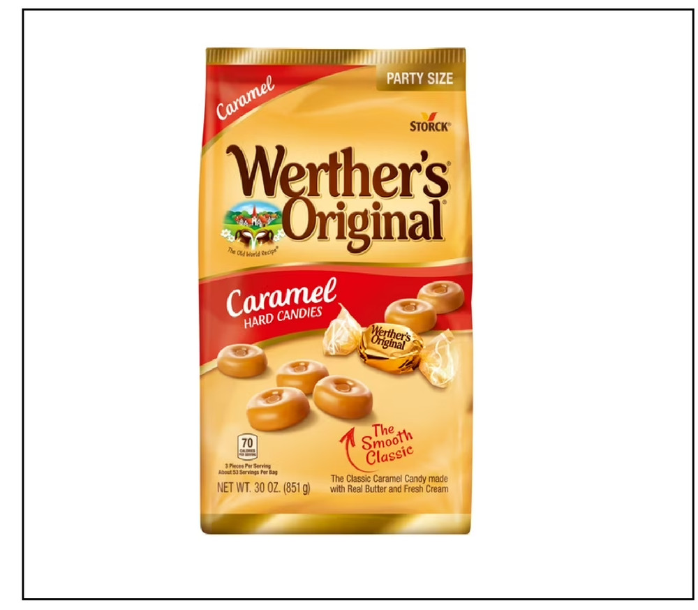 Werther's Original Hard Caramel Candy, 30 oz