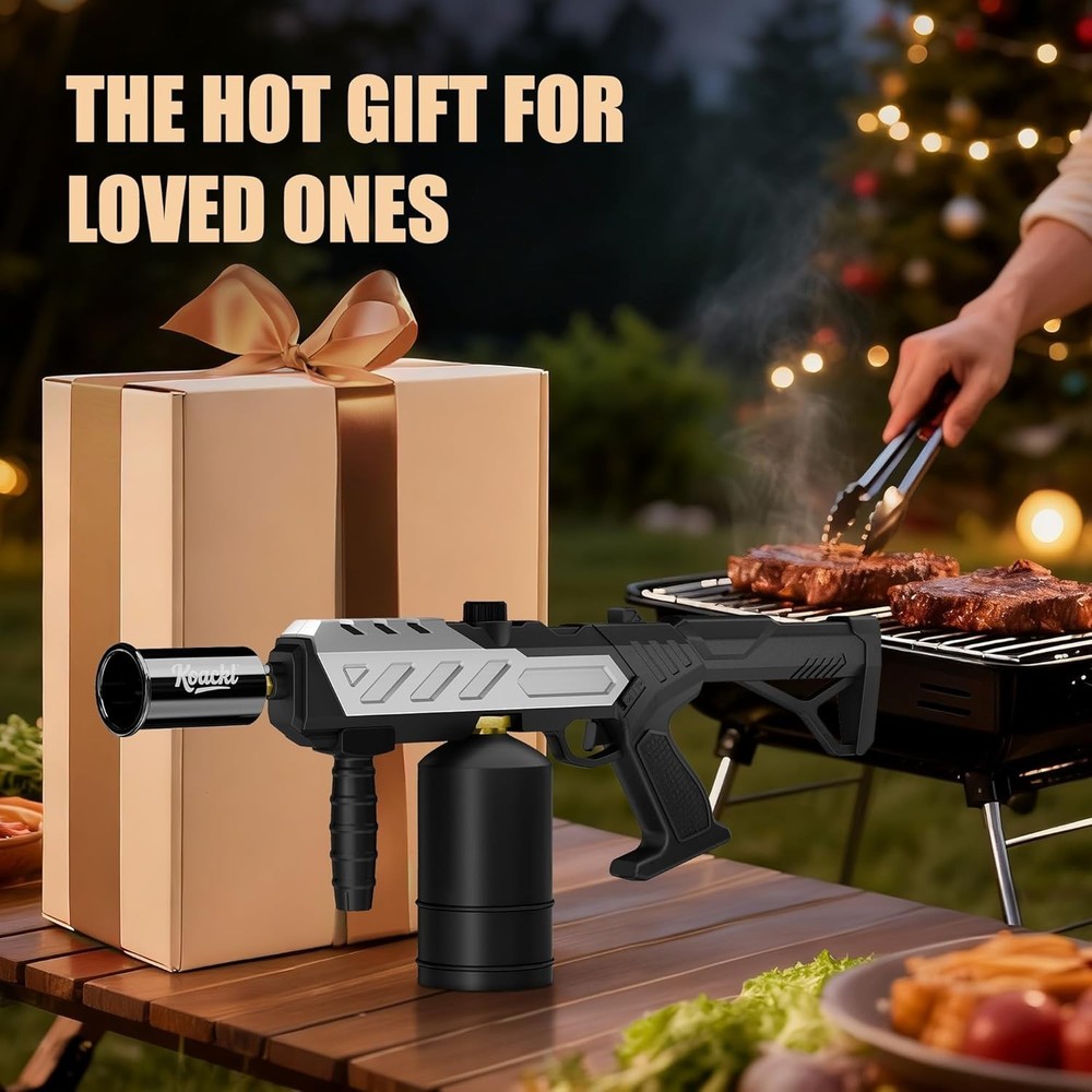 Ergonomic Kitchen Torch with Adjustable Flame - Perfect for Grill Masters & More
