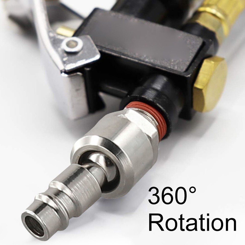 Professional Grade Pneumatic Quick Connectors Set for Air Hoses with Rotation