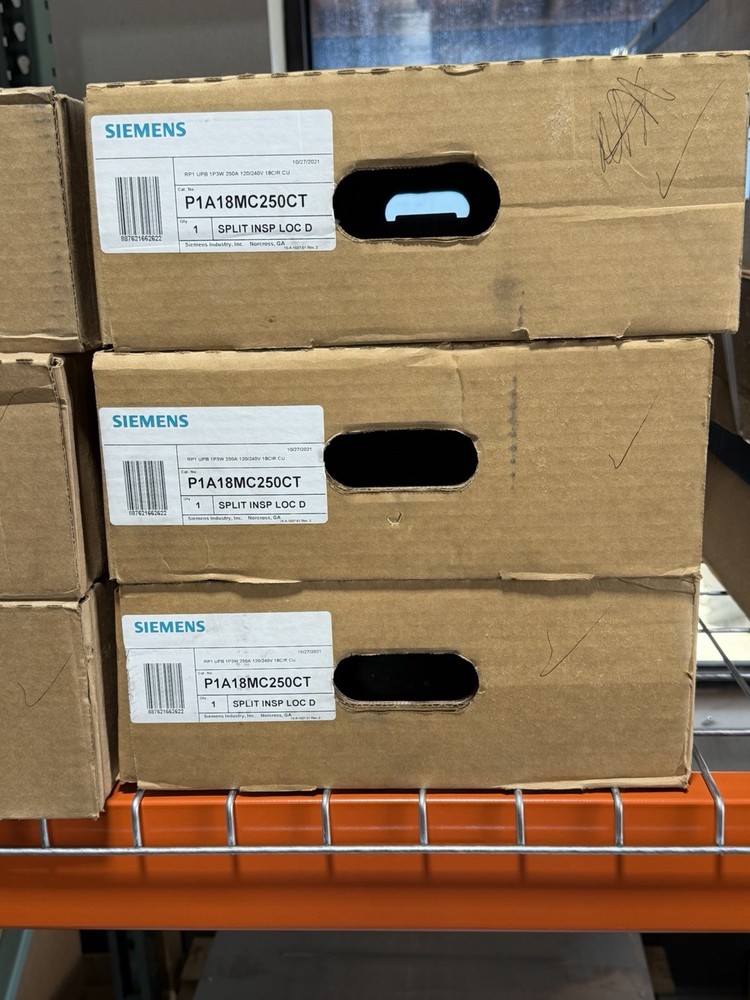1-SIEMENS P1A18MC250CT 18 SPACE 250A PANELBOARD INTERIOR