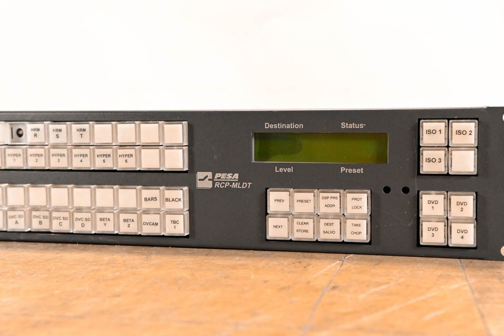 Pesa RCP-MLDT 2RU Matrix Switcher Control Panel CG01URS