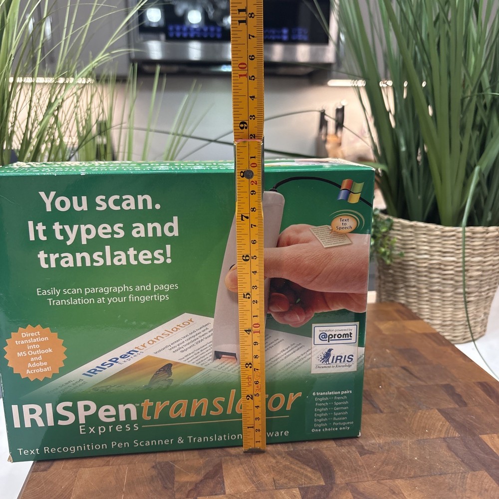 IRISPen Translator Express Scanner Pen w/ Box Software Manuals