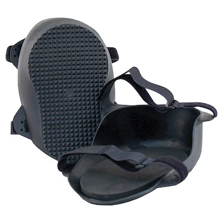 Kraft Tool Wl070 Knee Pad, Hard Shell, Rubber Pad, Rubber Cap, Hook-And-Loop