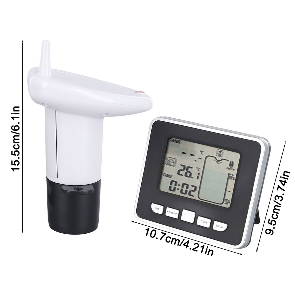 Temperature Indicator Fill Level Indicator For Cistern Rainwater Tank Plastic