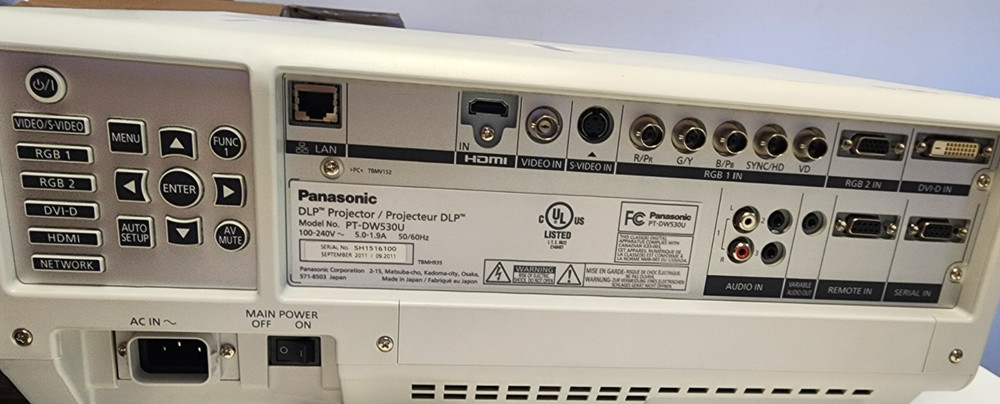 Panasonic LCD Projector PT-EW530