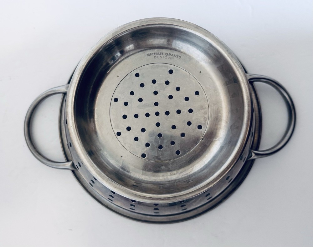 Michael Graves Design Stainless Strainer Colander Footed Handled