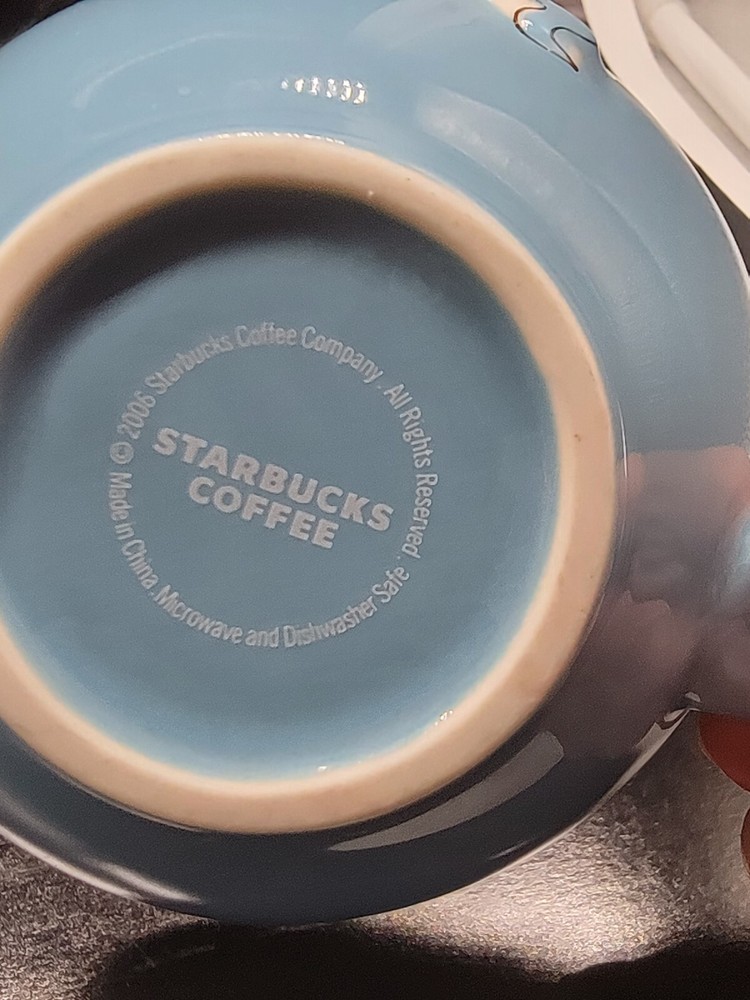 Bootastic 2002 Starbucks Blue Boo Coffee Cup