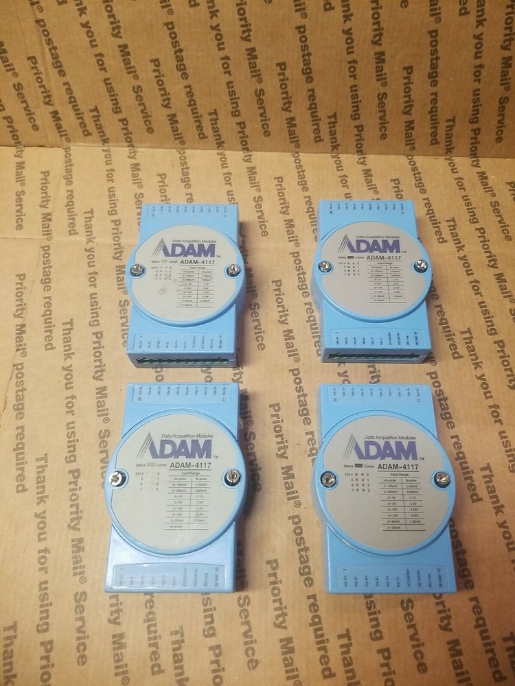 (1) ADAM DATA ACQUISITION MODULE ADAM-4117 8 CHANNEL ANALOG ( 1 UNIT ) UNTESTED
