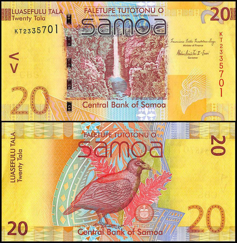 Samoa 20 Tala, 2012 ND, P-40b, UNC