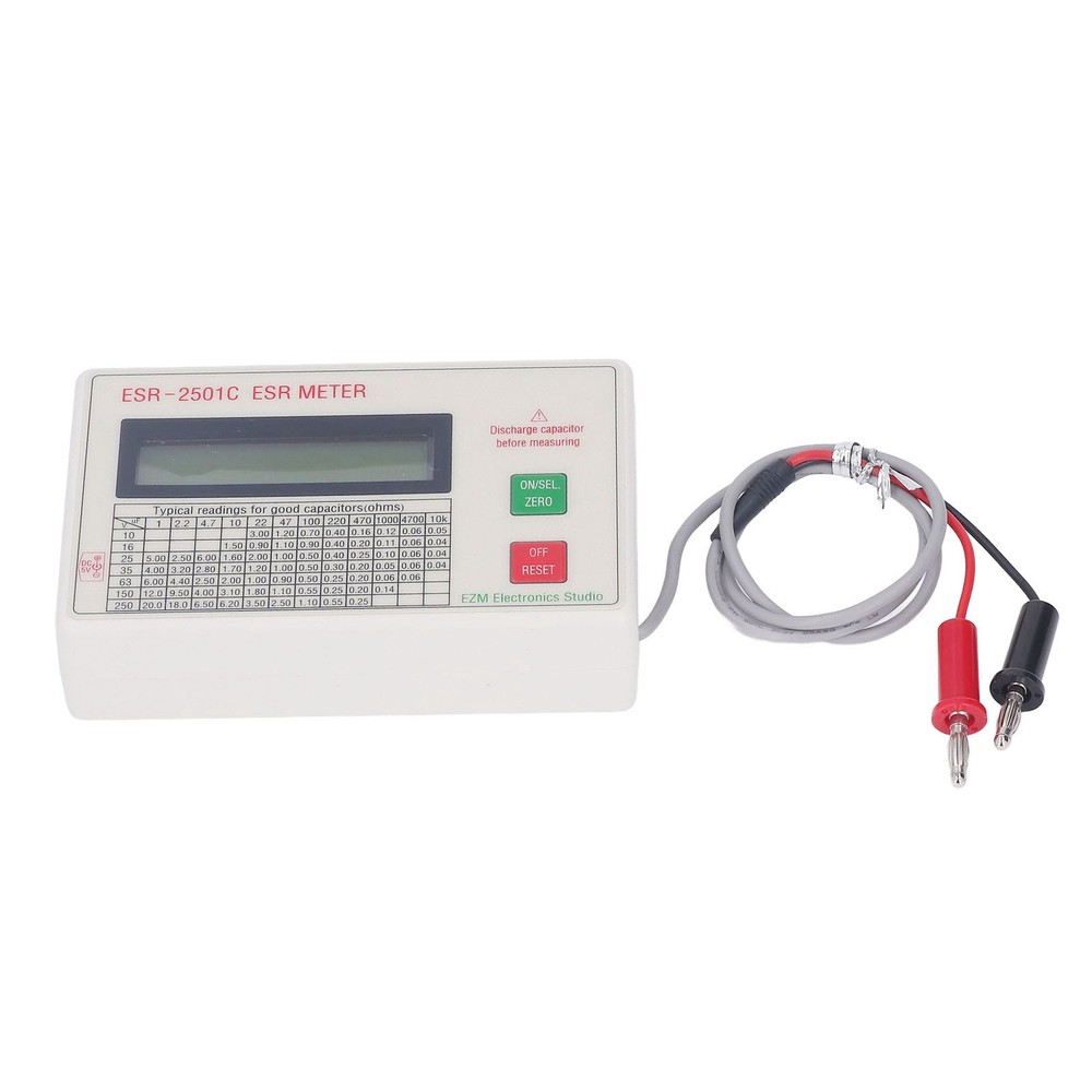 Handheld Capacitor Tester Smart Shutdown Function Capacitance Meter