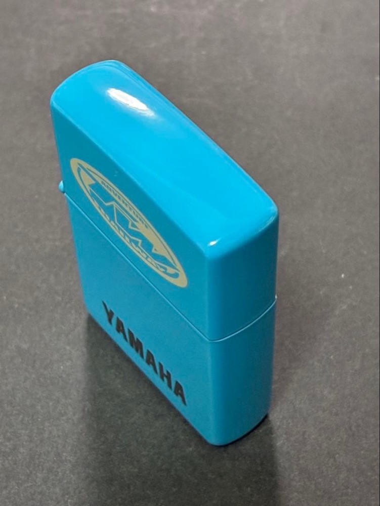 Zippo Yamaha Adventure Light Blue 2 Sided Processing Lighter Regular Japan