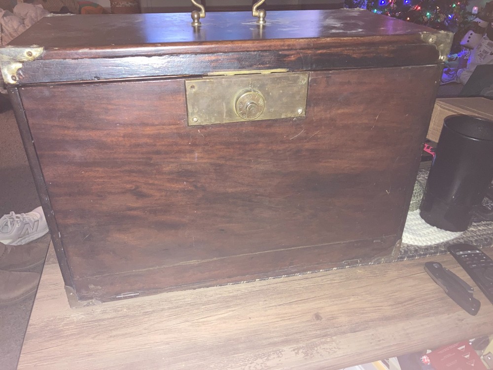 Early Handmade Custom Machinist Tool Chest Box
