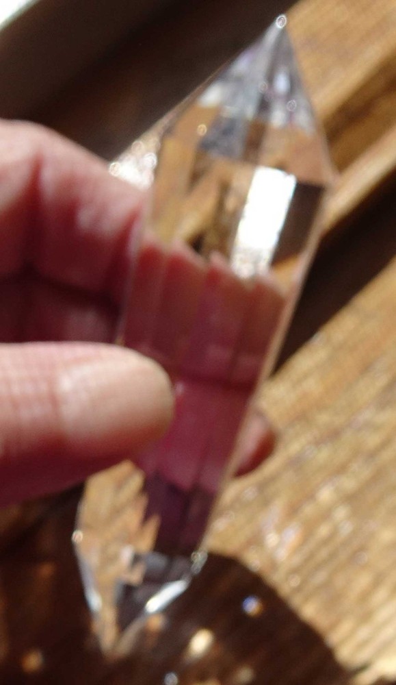 Clear Quartz Vogel 12-sided Crystal - v506