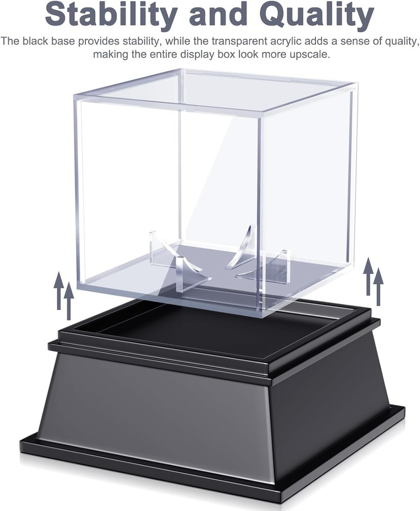 KKU Baseball Display Case, Standard Case 1 Pack, Claer