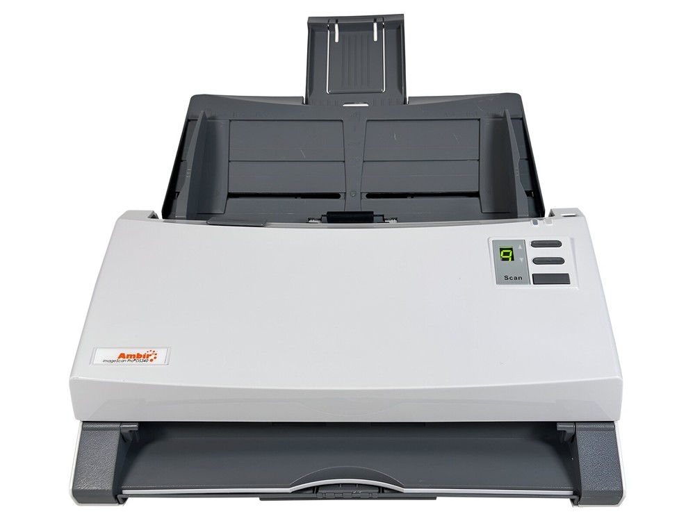 Hi-Speed USB Pass-Through Document Scanner for Bulk Scanning Work w/AC Adapter