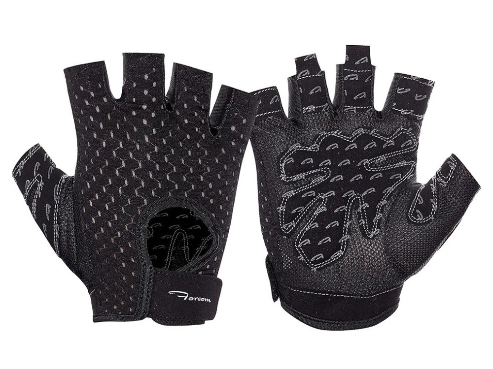 For com Lightweight Workout gym Gloves Small Black