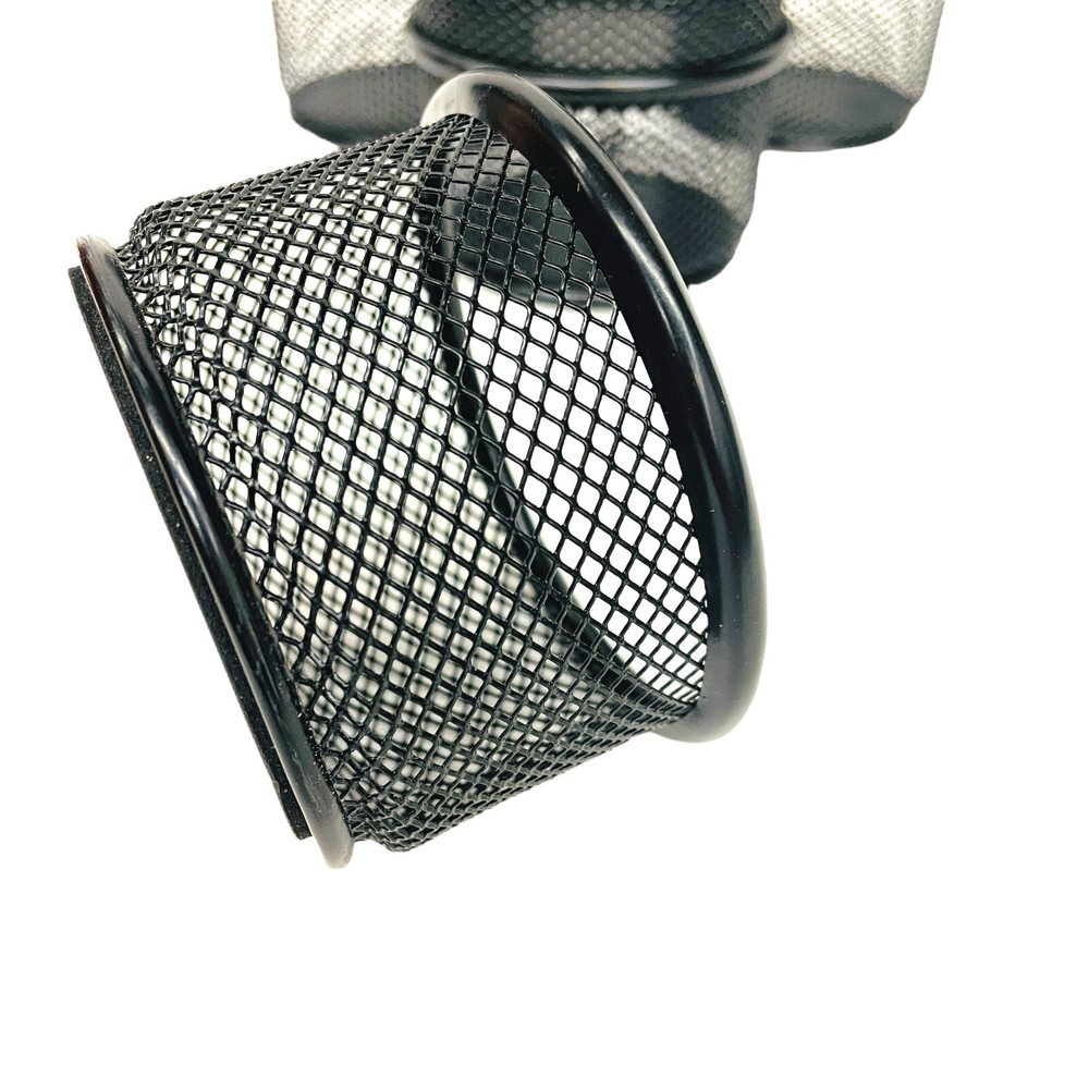 9 Pcs Unbranded Paper Clip Holder Black Mesh
