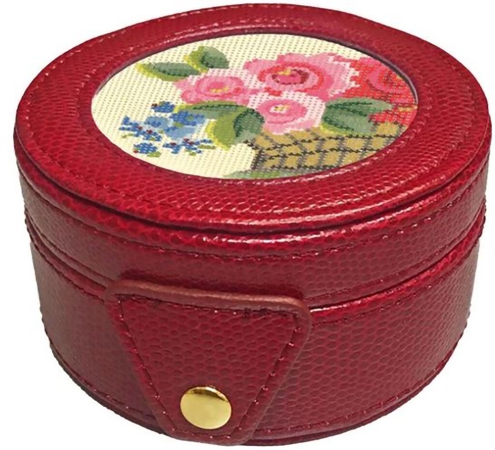 Needlepoint Lee Gift Box Leather ~ Choose your Color!!