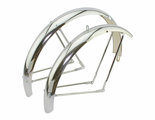26" CLASSIC STANDARD BALLOON FENDER SET CHROME