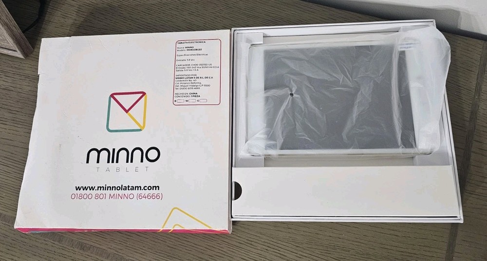 Genuine Minno M08GCBG82 Tablet Original BOX TESTED WORKING