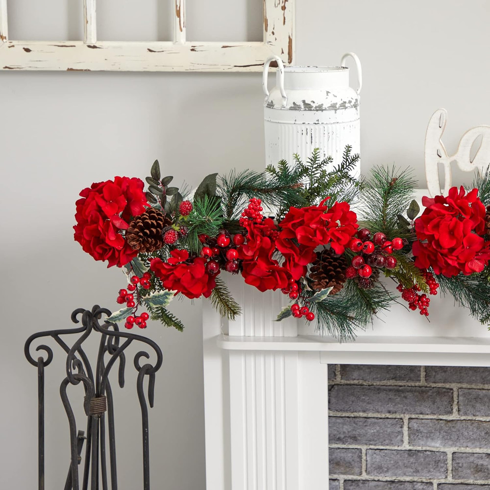 72In. Hydrangea Garland