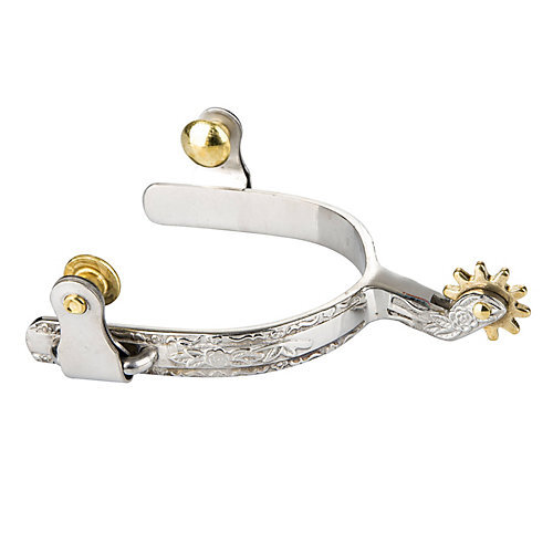 Tabelo SS Engraved Roping Spur Ladies