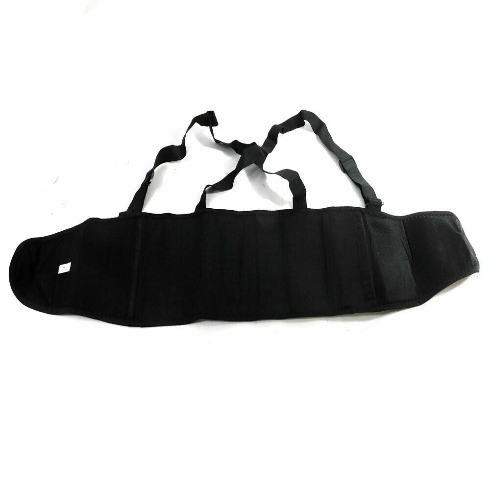 Lower Back Support Belt Elastic Work Lumbar Brace 36-40" Waist Medium SHIPS FAST