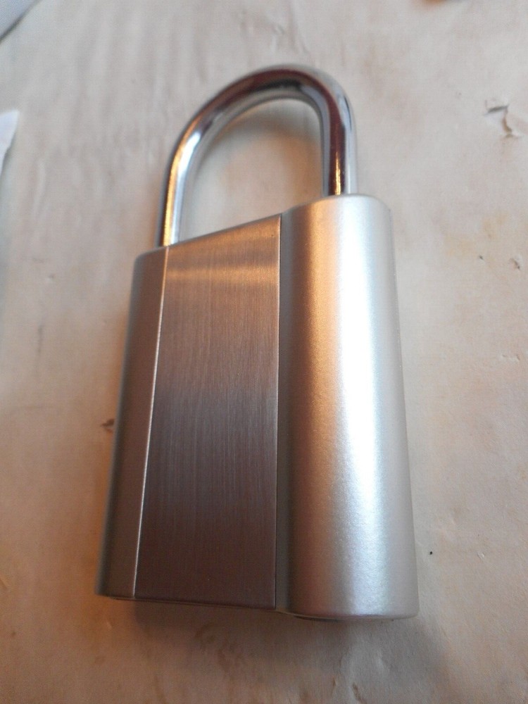 Fingerprint Activated Steel Padlock