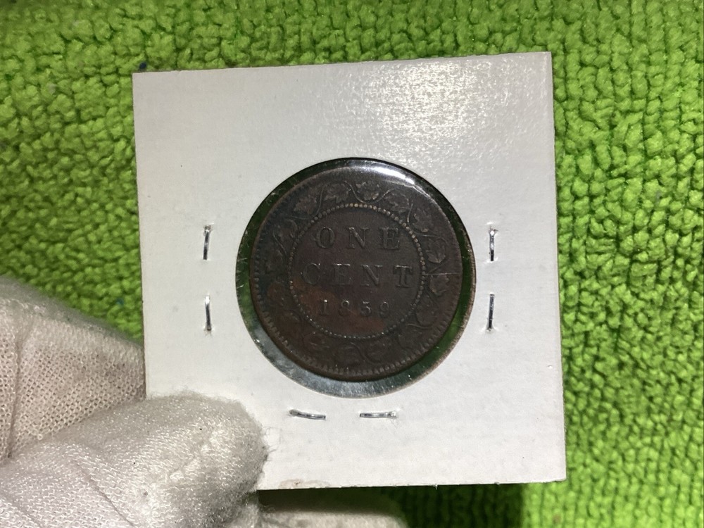 1859 CANADA 🇨🇦 LARGE CENT FREE 🚢 SHIPPING