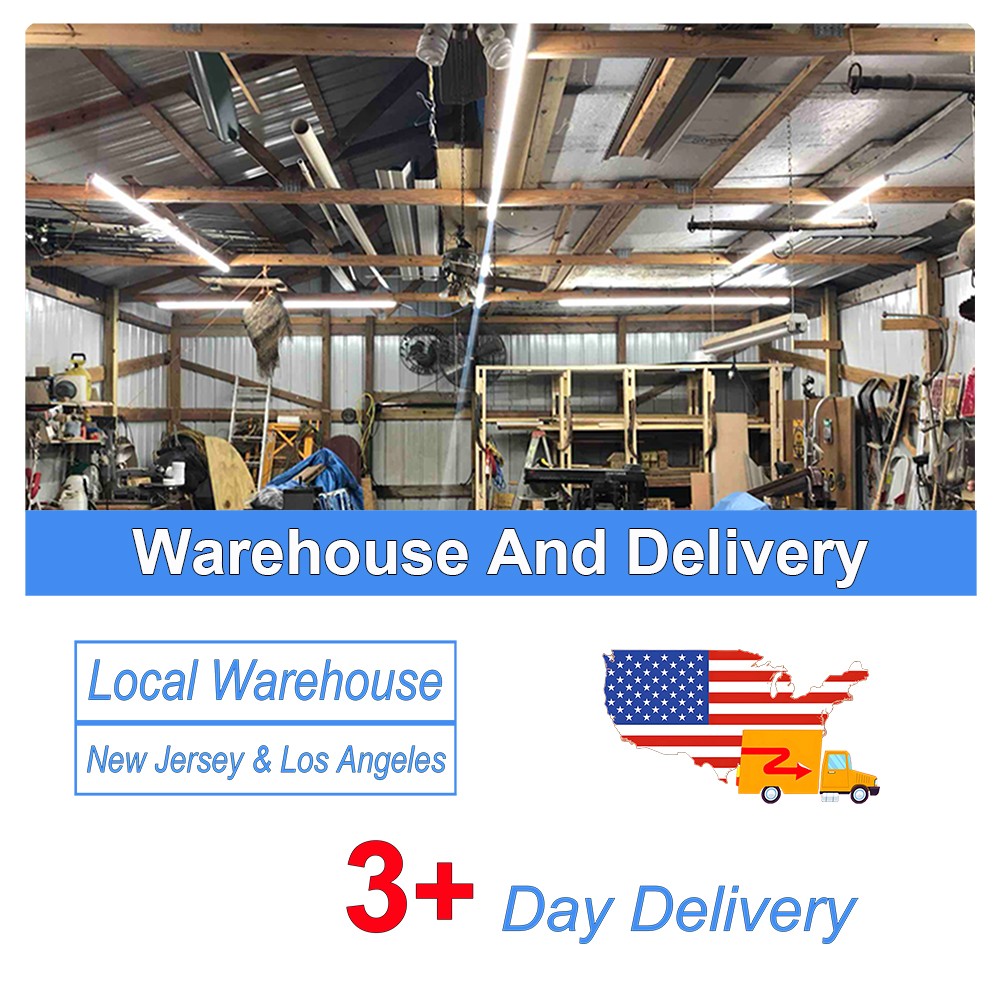 25 Pack 144W 8Ft Led Shop Lights Fixtures 8 Foot Led Tube Light Bulbs 6500K CW