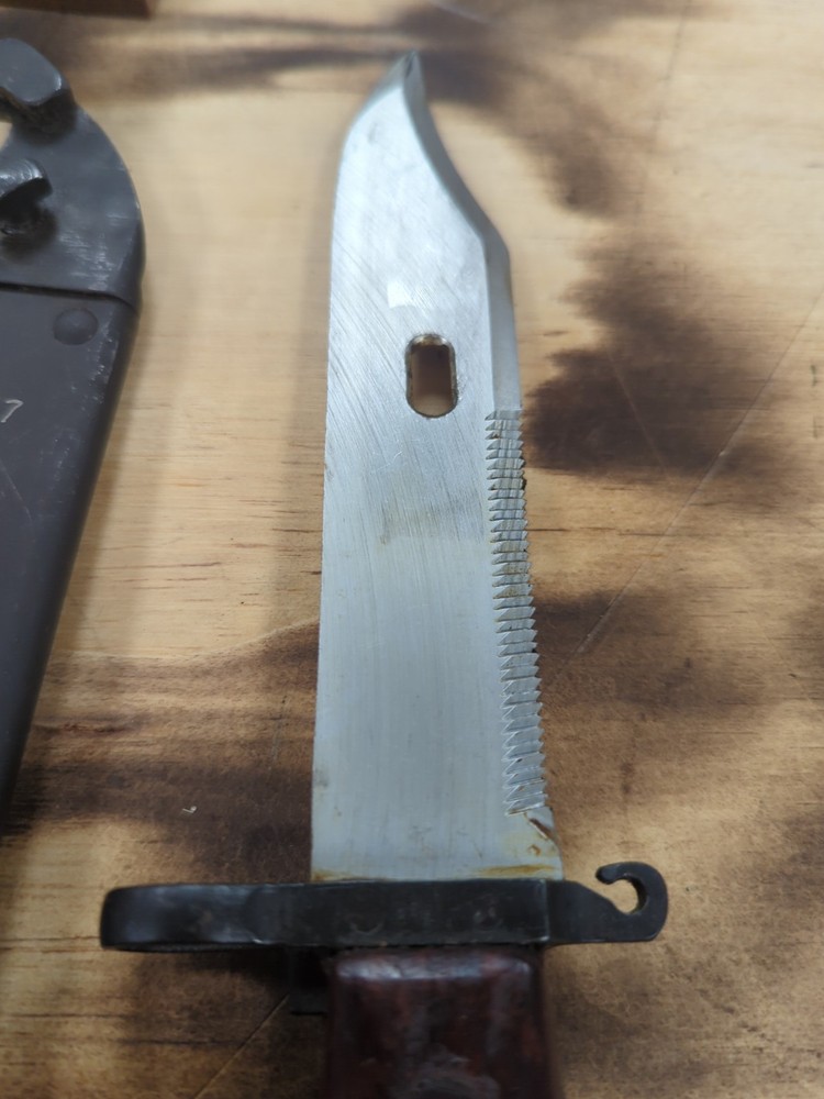 Romanian Md63 Bayonet with Unmatched Numbered Sheath