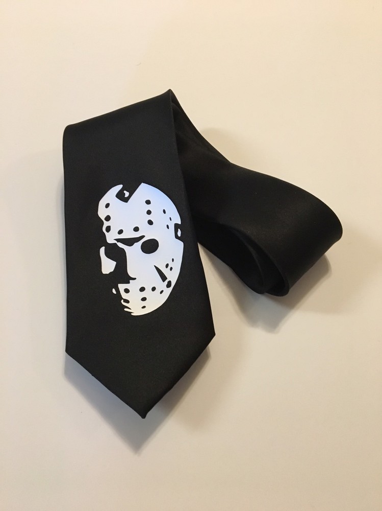 Friday Scary Mask Neckties
