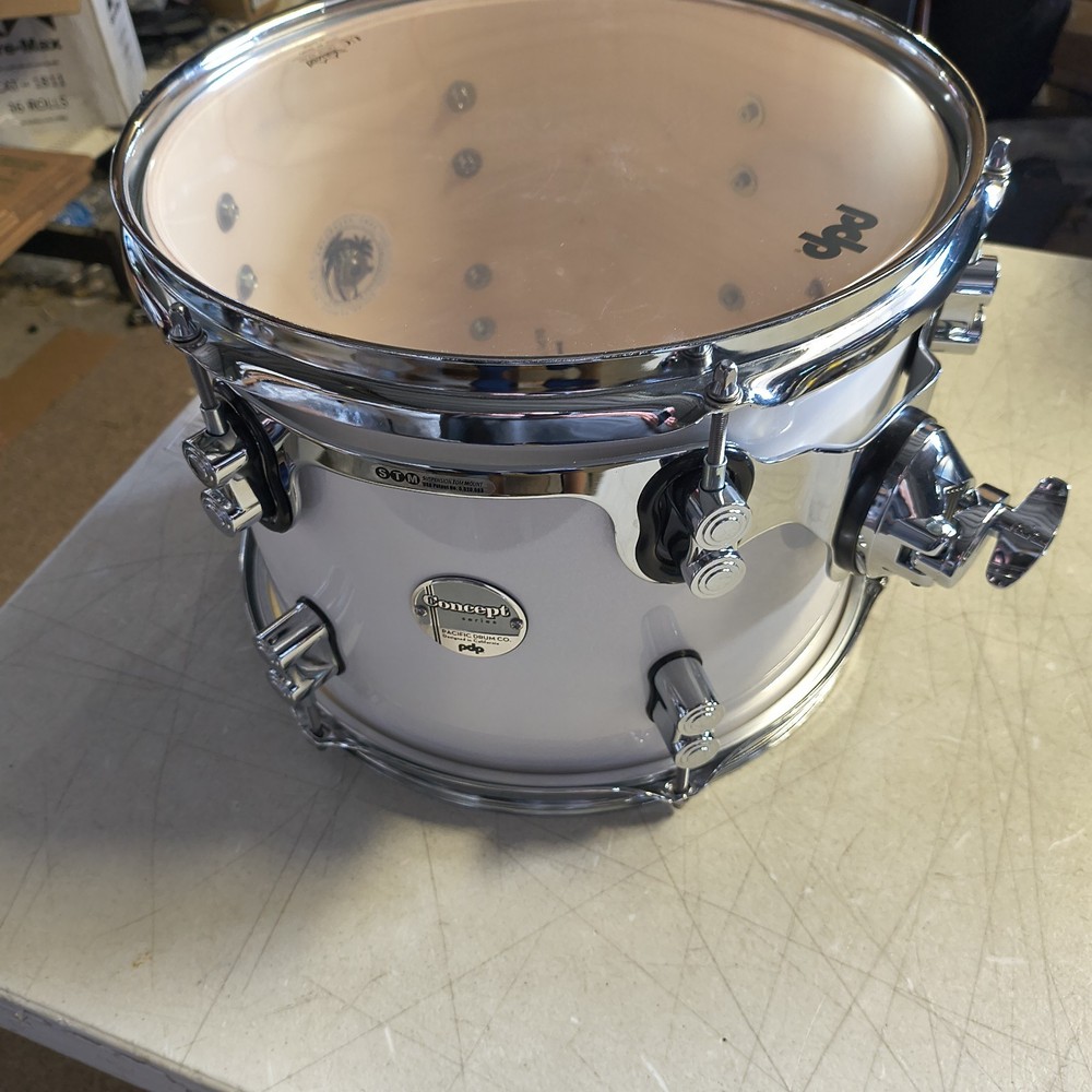 pdp concept maple diameter 12 x 8 deep tom white