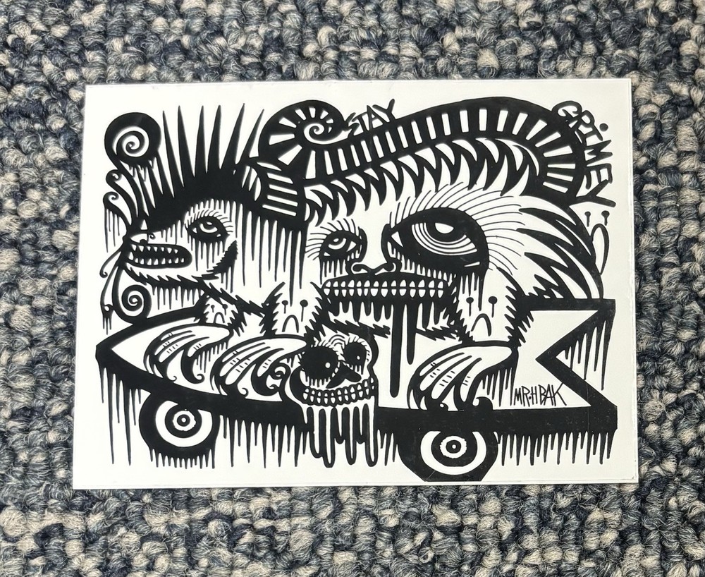 MR HBAK/ BLACK DAZE STICKERS