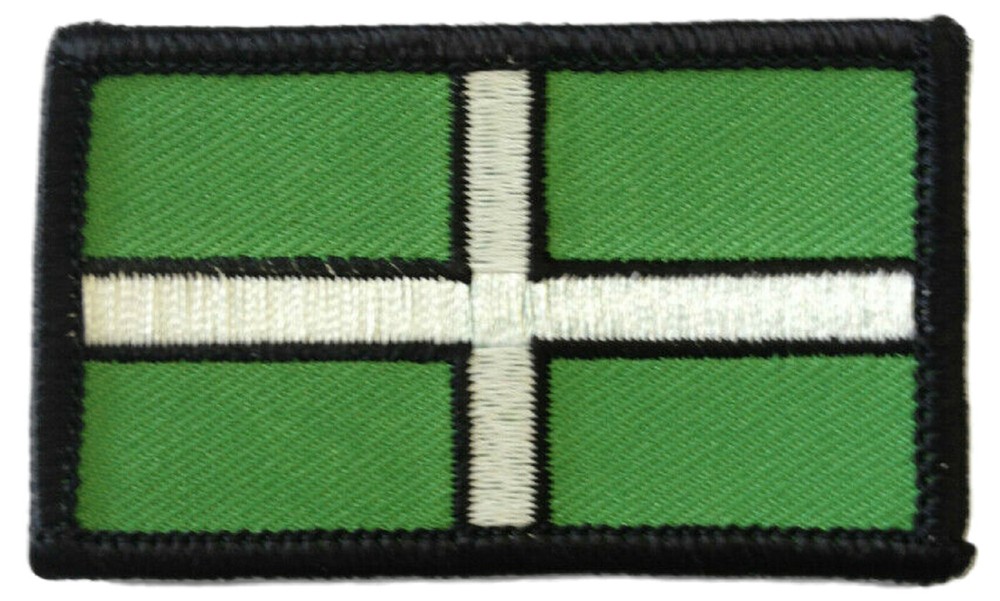 Devon Town Flag World Embroidered Patch Badge